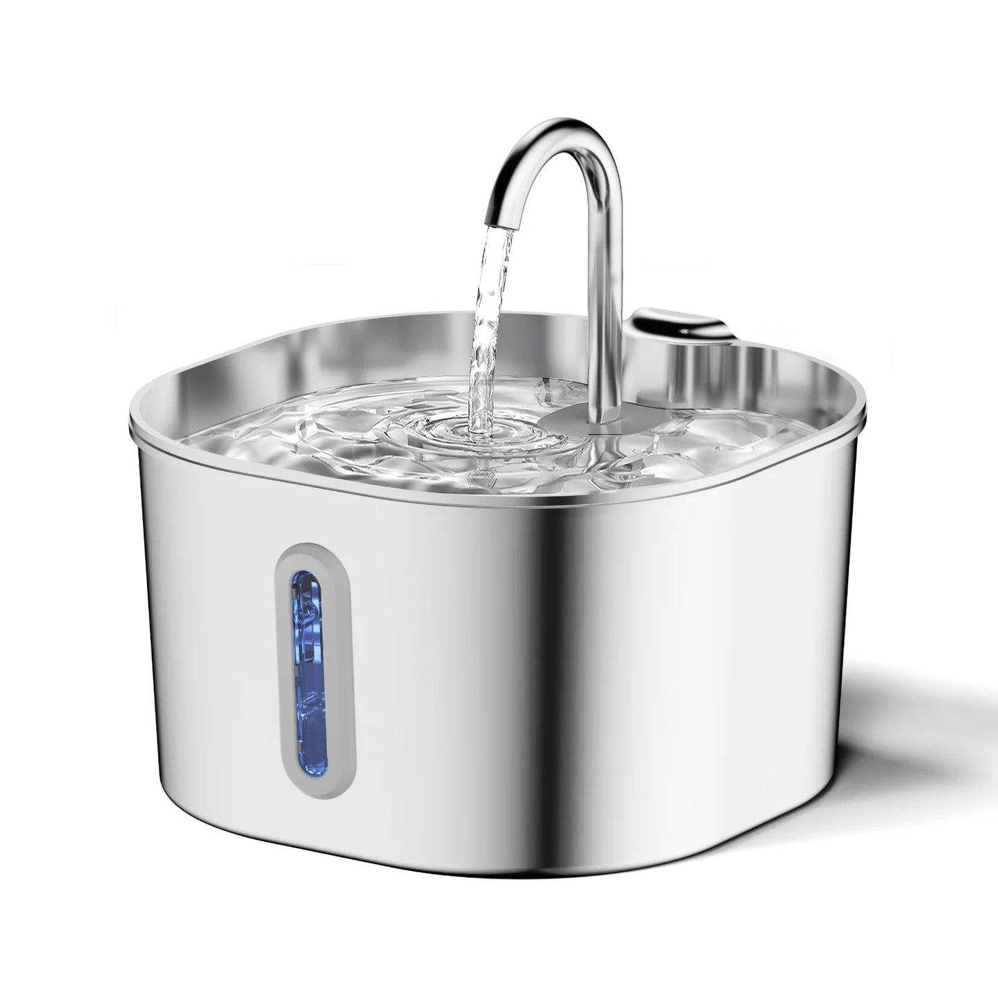 2.2L Stainless Steel Automatic Pet Water Fountain - No Furs Given
