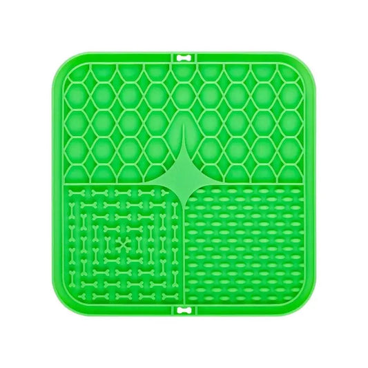 Silicone Dog Lick Mat for Bathing Distraction & Slow Feeding - No Furs Given