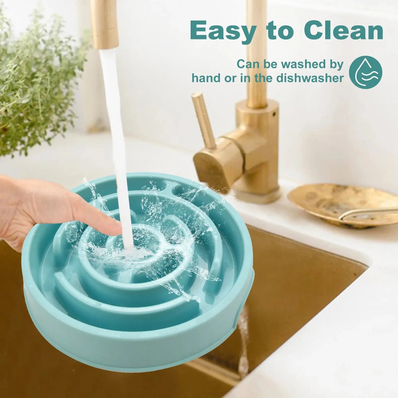 Non-Slip Anti-Gulping Slow Feeder Bowl for Dogs - No Furs Given