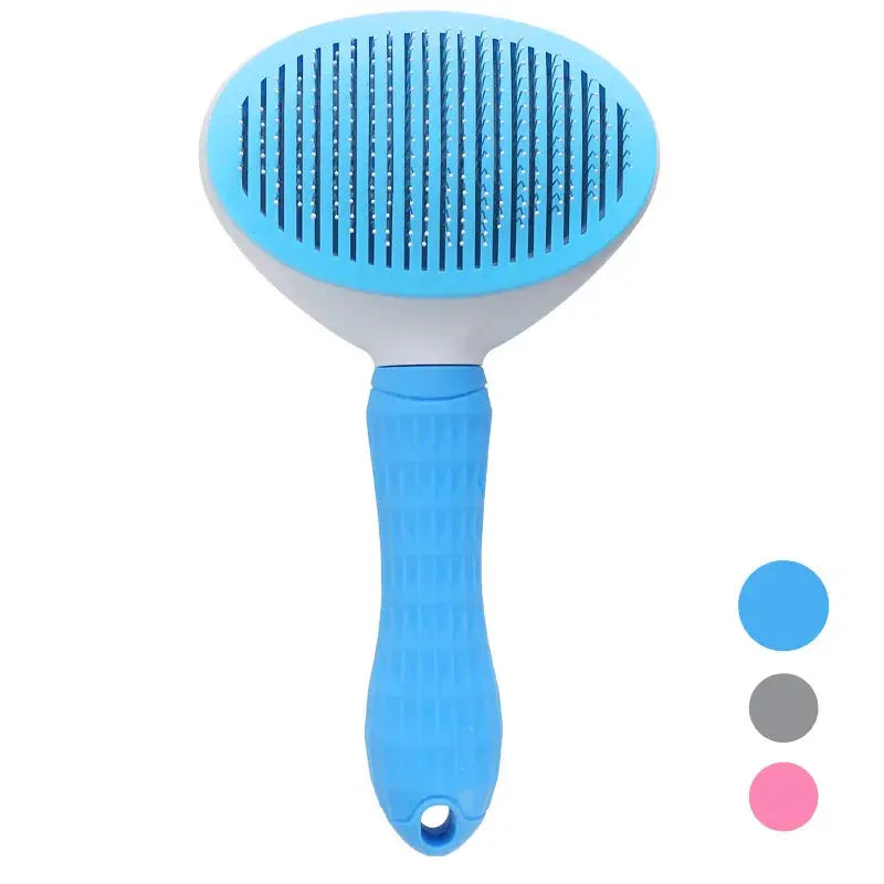 Self-Cleaning Slicker Brush for Cats and Dogs - No Furs Given