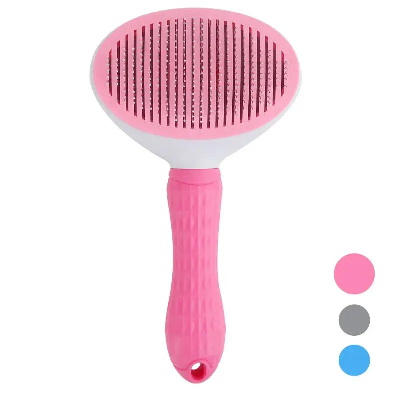 Self-Cleaning Slicker Brush for Cats and Dogs - No Furs Given
