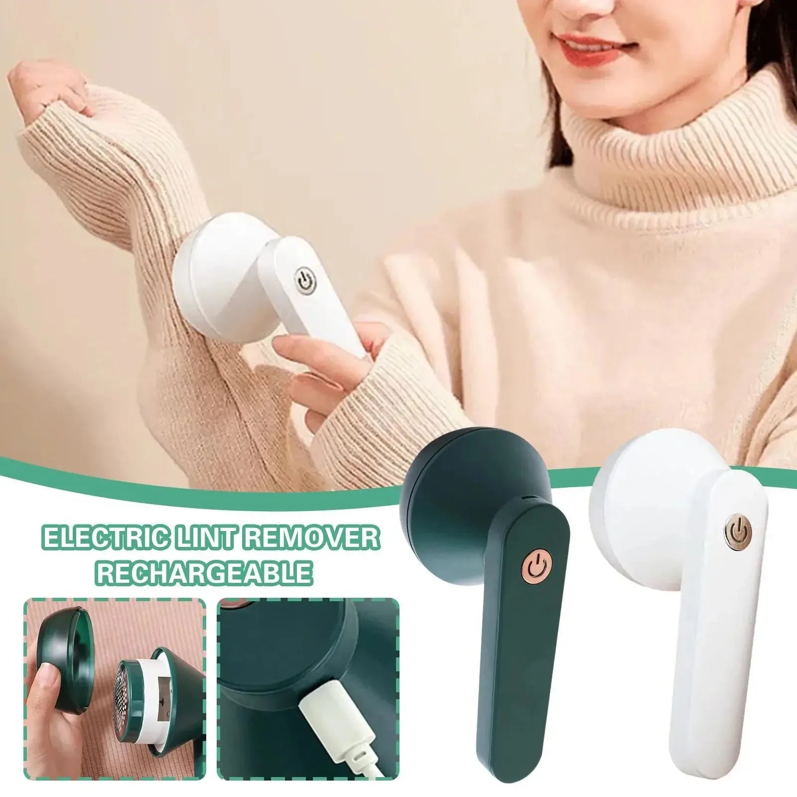 Electric Lint & Hair Ball Remover USB Rechargeable - No Furs Given
