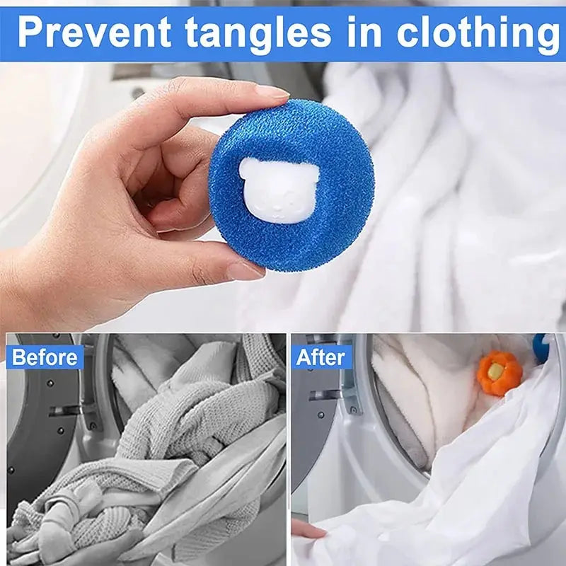 Reusable Pet Hair Remover Balls for Washing Machine - No Furs Given