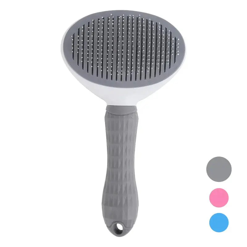 Self-Cleaning Slicker Brush for Cats and Dogs - No Furs Given