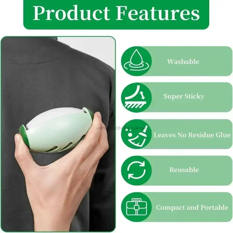 Washable Pet Hair & Lint Remover Roller for Clothes - No Furs Given