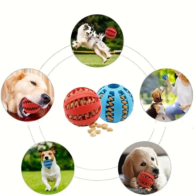 Interactive Dog Treat Dispenser Chew Toy for All Breeds - No Furs Given