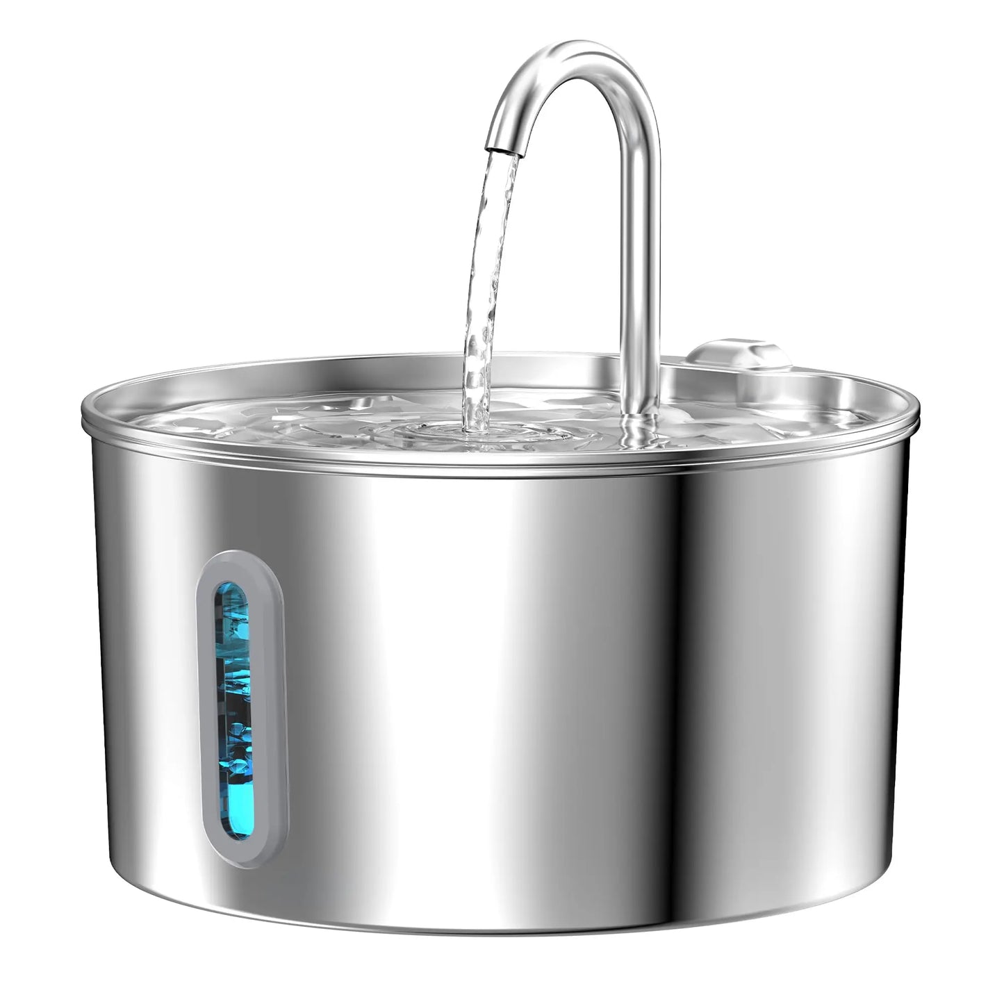 2.2L Stainless Steel Automatic Pet Water Fountain - No Furs Given