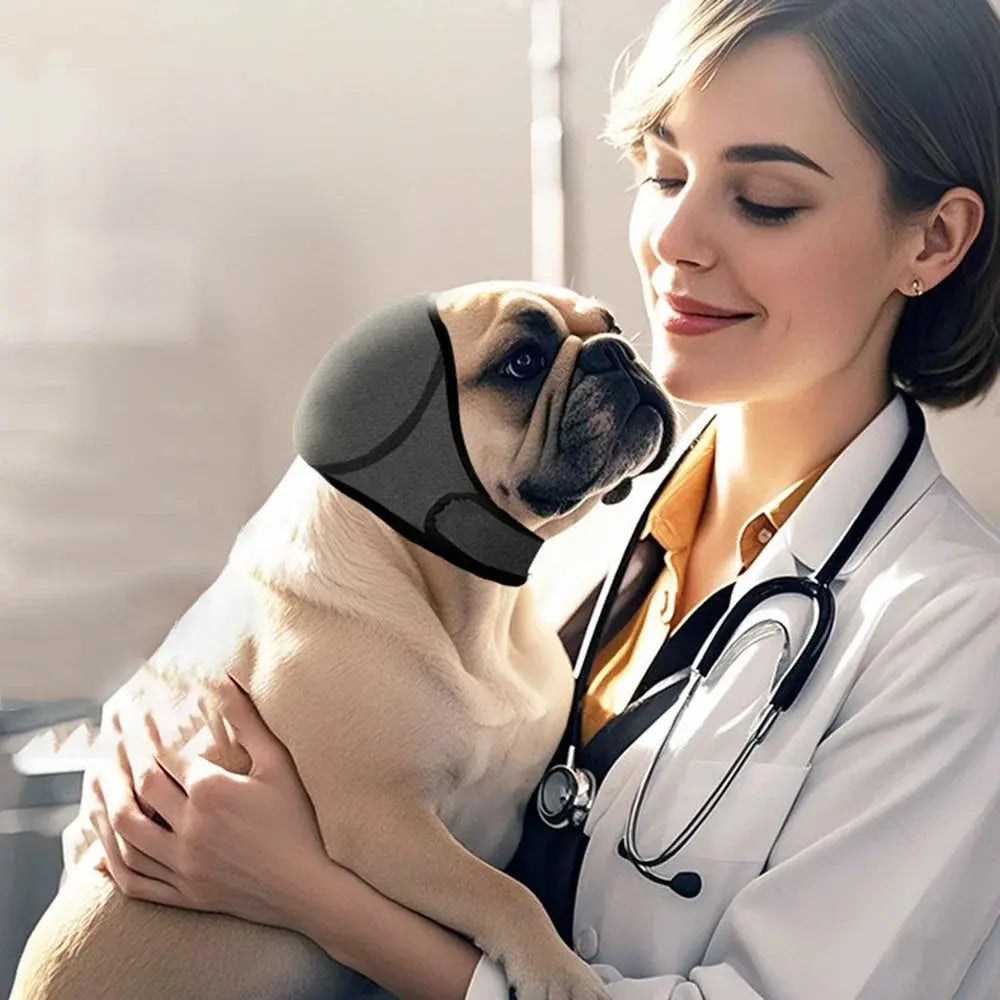 Dog Ear Muffs Noise Reduction Waterproof Headgear - No Furs Given